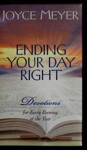 Tapa de Ending your day right