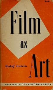 Tapa de Film as art