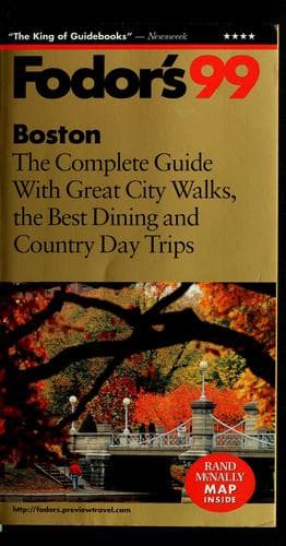 Tapa de Fodor's99 Boston