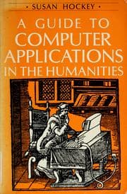 Tapa de A guide to computer applications in the humanities