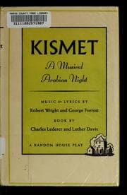 Tapa de Kismet; a musical Arabian night