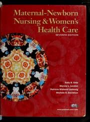 Tapa de Maternal-newborn nursing & women's health care