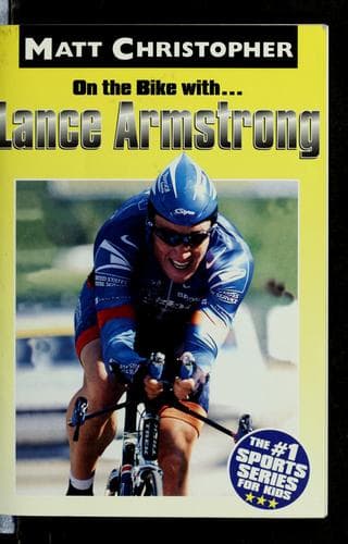 Tapa de On the bike with-- Lance Armstrong