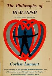 Tapa de The philosophy of humanism