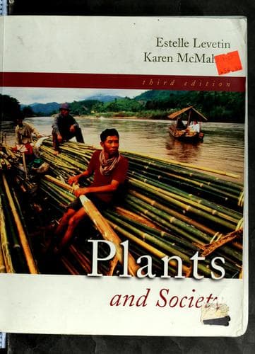 Tapa de Plants and society