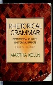 Tapa de Rhetorical grammar