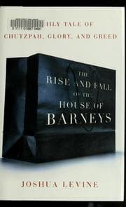 Tapa de The rise and fall of the house of Barneys
