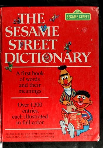 Tapa de The Sesame Street dictionary