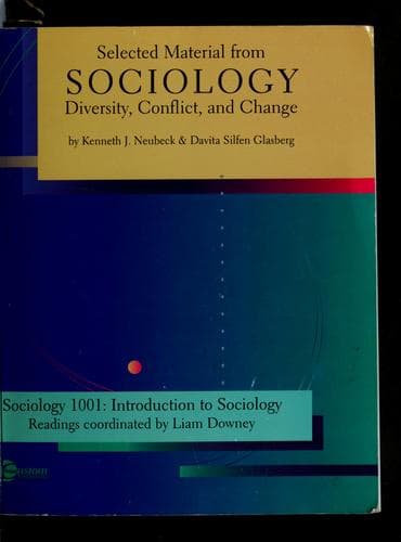 Tapa de Sociology