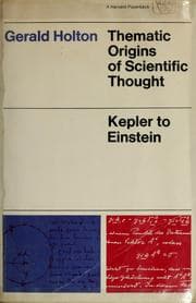 Tapa de Thematic origins of scientific thought