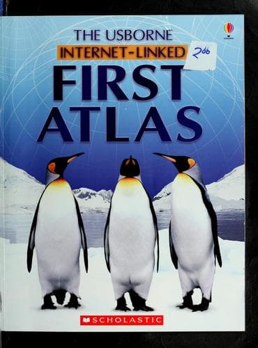 Tapa de The Usborne internet-linked first atlas