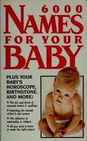 Tapa de 6000 names for your baby