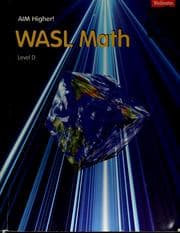 Tapa de Aim higher! WASL math level D