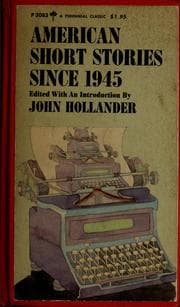 Tapa de American short stories since 1945