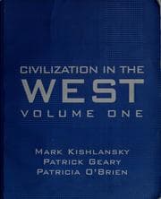 Tapa de Civilization in the West, volume one