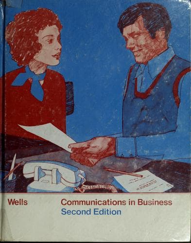 Tapa de Communications in business