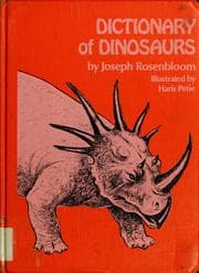 Tapa de Dictionary of dinosaurs
