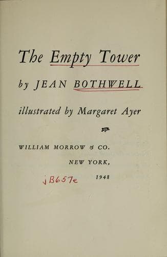 Tapa de The empty tower