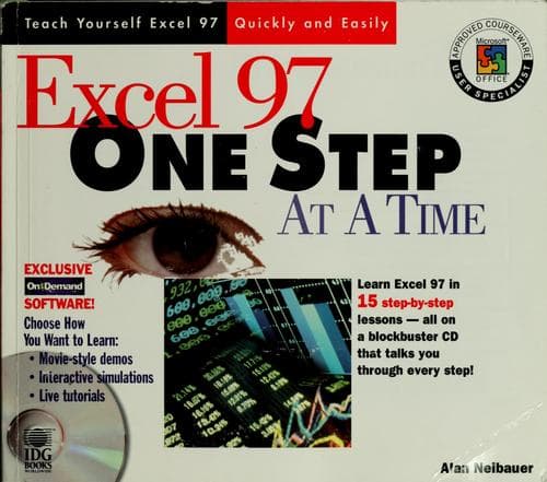 Tapa de Excel 97 one step at a time