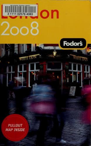 Tapa de Fodor's 2008 London
