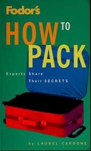 Tapa de Fodor's how to pack