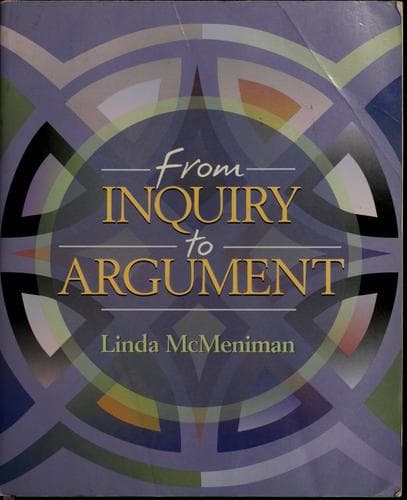 Tapa de From inquiry to argument