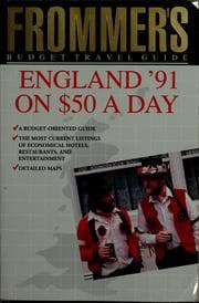 Tapa de Frommer's budget travel guide England '91 on $50 a day