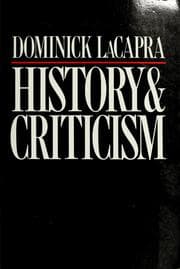 Tapa de History & criticism