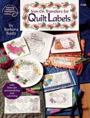 Tapa de Iron-on Transfers for Quilt Labels