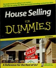 Tapa de House selling for dummies