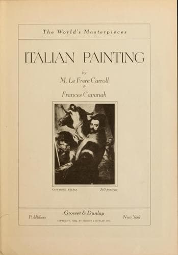 Tapa de Italian painting