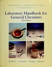 Tapa de Laboratory handbook for general chemistry