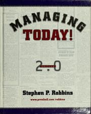 Tapa de Managing today! Edition 2.0