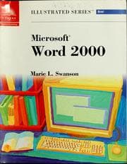 Tapa de Microsoft Word 2000