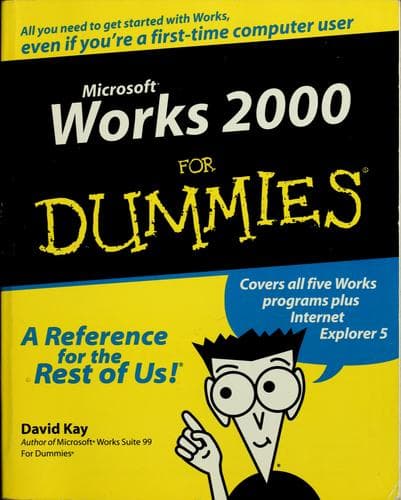 Tapa de Microsoft Works 2000 for dummies