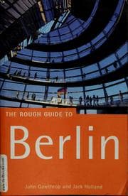 Tapa de The rough guide to Berlin