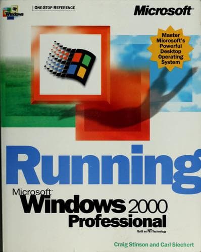 Tapa de Running Microsoft Windows 2000 professional