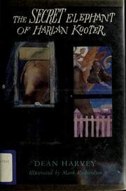 Tapa de The secret elephant of Harlan Kooter