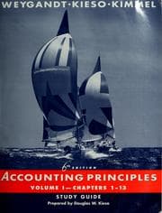 Tapa de Study guide to accompany Accounting principles 6th edition, volume 1 / chapters 1-13
