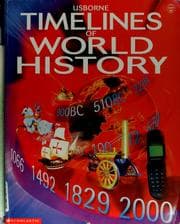 Tapa de Usborne timelines of world history