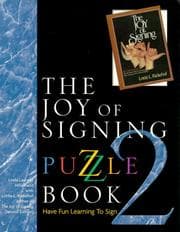 Tapa de The joy of signing puzzle book 2
