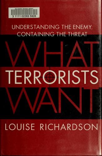 Tapa de What terrorists want