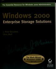 Tapa de Windows 2000 enterprise storage solutions