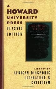 Tapa de Black writers in French