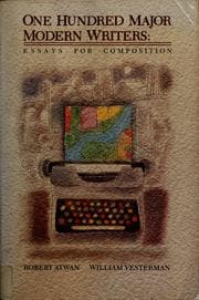 Tapa de 100 major modern writers