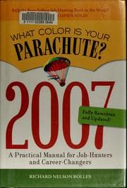 Tapa de The 2007 what color is your parachute?