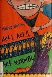 Tapa de Act I, act II, act normal / Martha Weston