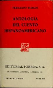 Tapa de Antología del cuento hispanoamericano