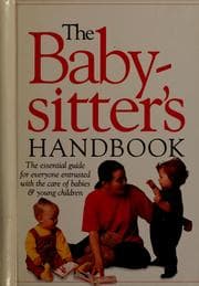 Tapa de The babysitter's handbook