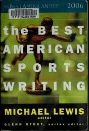 Tapa de The best American sports writing 2006